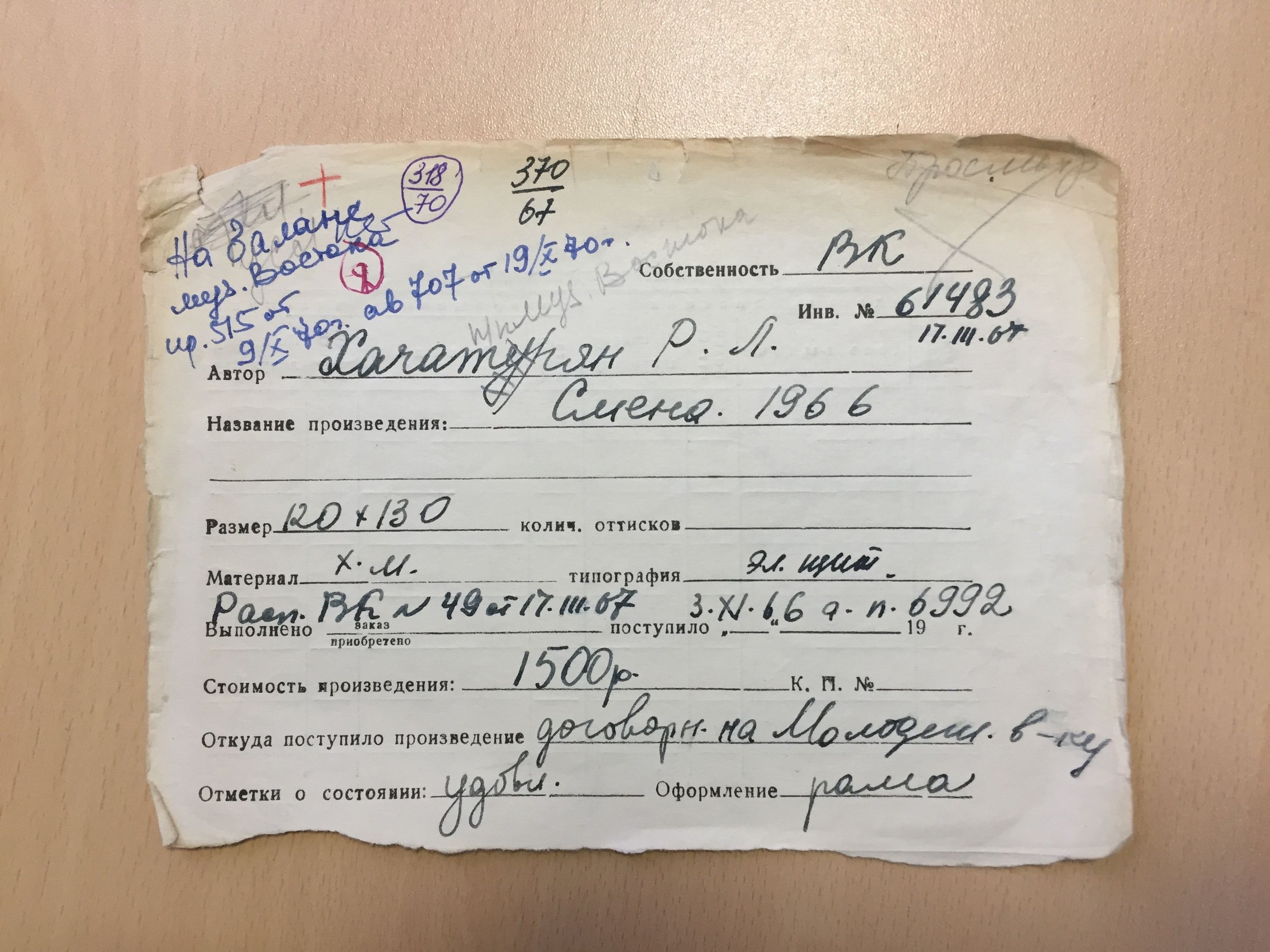 Всесоюзная выставка молодых художников