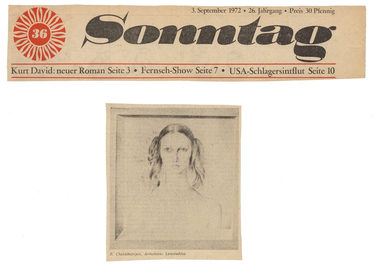 Sonntag (на немец.яз.), 1972