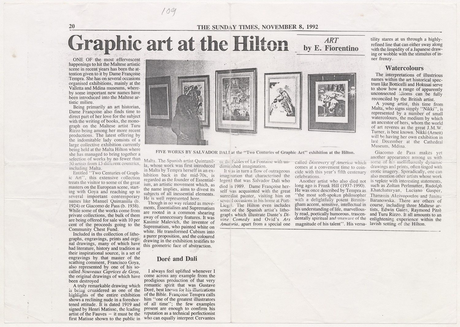 Graphic art at the Hilton
