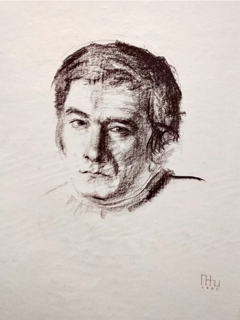 Рисунок. Портрет А. Джигарханяна