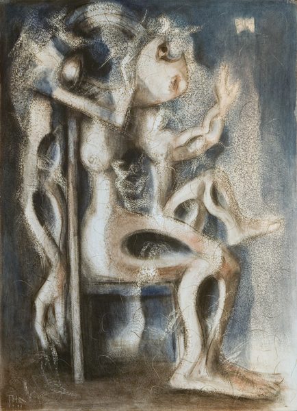 Спящая фигура с бабочкой / Sleeping Figure with Butterfly